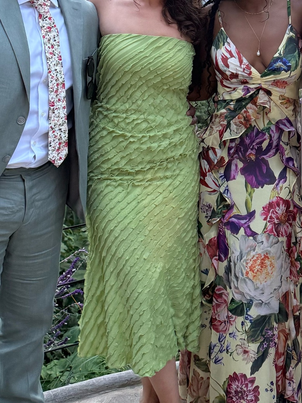 Lulu's Green Ribbed Dress - Picture 2 of 4
